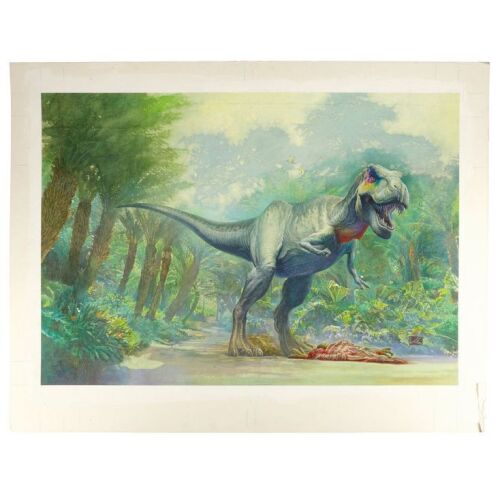 366. Hand-Painted Kazuhiko Sano "Tyrannosaurus Rex" Artwork ### KAZUHIKO SANO