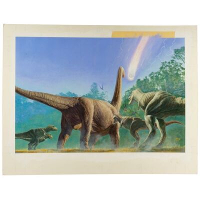 367. Hand-Painted Kazuhiko Sano "Extinction" Artwork ### KAZUHIKO SANO