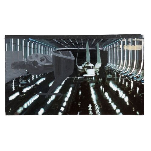 368. Hand-Painted Frank Ordaz Arrival at the Death Star Concept Study ### STAR WARS: RETURN OF THE JEDI (1983)