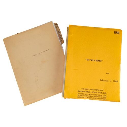 423. Howard Kazanjian Collection: Archive with Annotated Final Draft Script and Production Paperwork ### THE WILD BUNCH (1969)