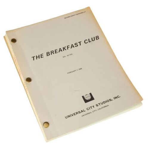 547. Bound Second Draft Script ### THE BREAKFAST CLUB (1985)