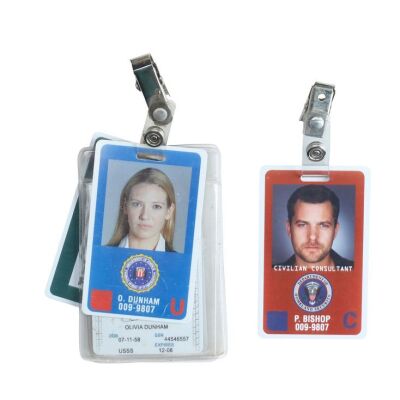 765. Peter Bishop (Joshua Jackson) and Olivia Dunham's (Anna Torv) Fringe Division IDs with Dunham's State Department ID ### FRINGE (T.V. SERIES, 2008 - 2013)