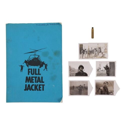771. Behind-the-Scenes Photographs by Stanley Kubrick, Production Script, and Bullet Case ### FULL METAL JACKET (1987)