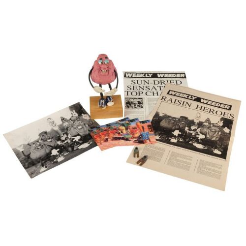 986. Beebop Arborman (David Scully) California Raisin Claymation Puppet and Ephemera ### MEET THE RAISINS! (1988)