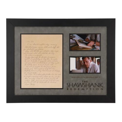 1118. Andy Dufresne&rsquo;s (Tim Robbins) Framed Letter to the Daily Bugle ### THE SHAWSHANK REDEMPTION (1994)