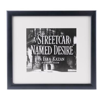 1377. Framed Title Card Print ### A STREETCAR NAMED DESIRE (1951)
