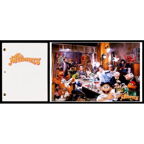 2122. Cast- and Puppeteer-Autographed Poster with Bound Script ### THE MUPPETS (2011)