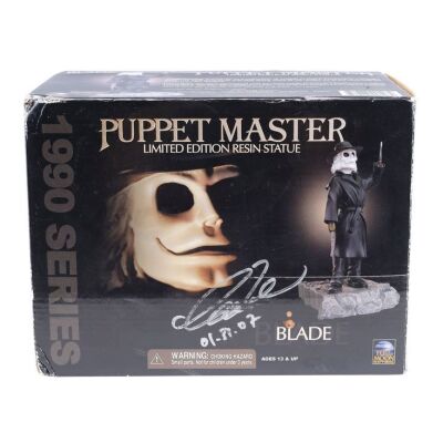 2136. Charles Band-Autographed Puppet Master Blade Statue ### PUPPET MASTER: FRANCHISE (FULL MOON)
