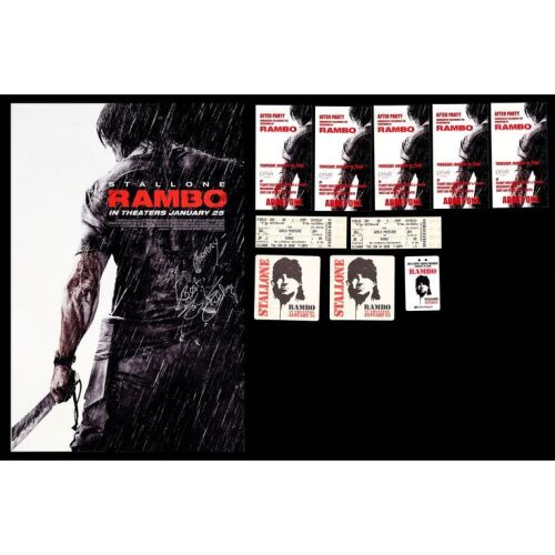 2141. Sylvester Stallone-Autographed Poster and Ephemera ### RAMBO (2008)