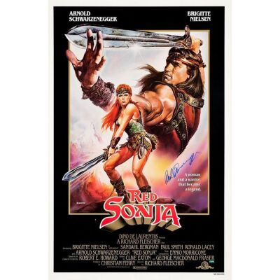 2143. Arnold Schwarzenegger-Autographed One-Sheet ### RED SONJA (1985)