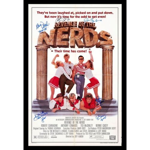 2144. Cast-Autographed Poster ### REVENGE OF THE NERDS (1984)