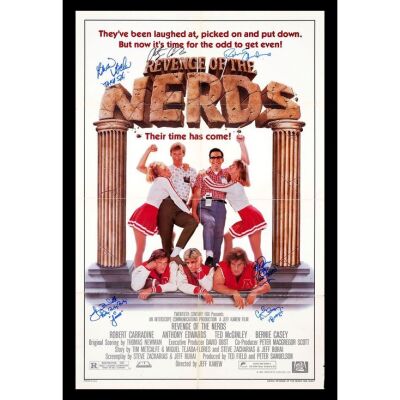 2144. Cast-Autographed Poster ### REVENGE OF THE NERDS (1984)