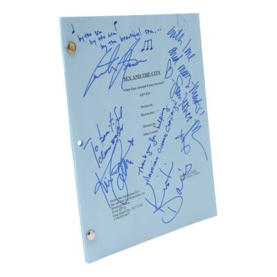 2152. Cast-Autographed "What Goes Around, Comes Around" Bound Final Draft Script ### SEX AND THE CITY (T.V. SERIES, 1998-2004)
