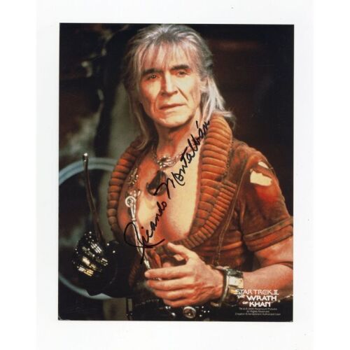 2160. Pair of Ricardo Montalban and Judson Scott-Autographed Promotional Stills ### STAR TREK II: THE WRATH OF KHAN (1982)