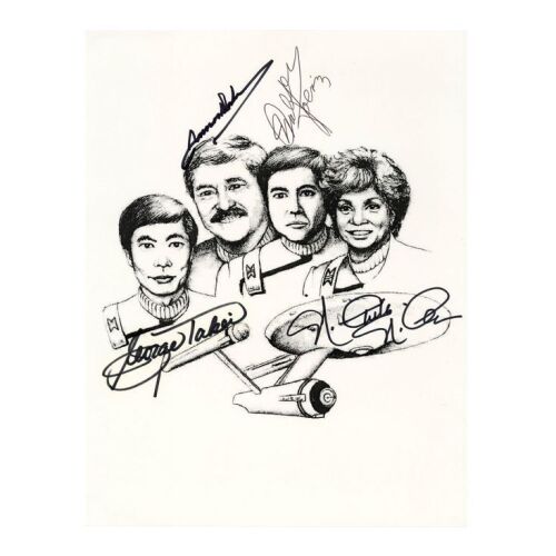2164. Cast-Autographed Print ### STAR TREK: THE ORIGINAL SERIES (T.V. SERIES, 1966 - 1969)