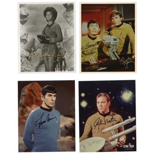 2168. Set of Four Key Cast-Autographed Photos ### STAR TREK: THE ORIGINAL SERIES (T.V. SERIES, 1966 - 1969)
