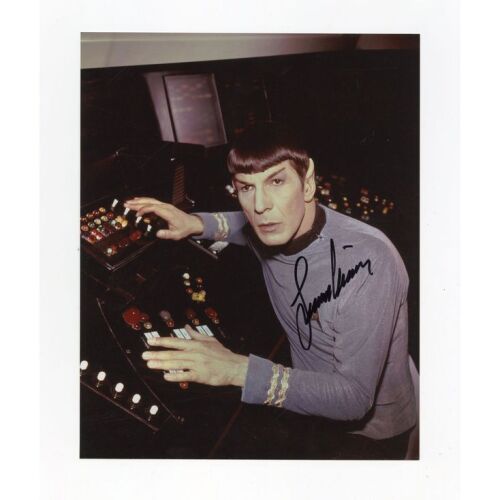 2169. Leonard Nimoy-Autographed Still ### STAR TREK: THE ORIGINAL SERIES (T.V. SERIES, 1966 - 1969)