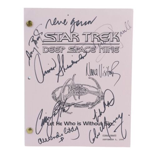 2188. Cast-Autographed "Let He Who Is Without Sin..." Final Draft Script ### STAR TREK: DEEP SPACE NINE (T.V. SERIES, 1993 - 1999)