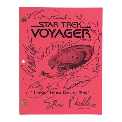 2191. Cast-Autographed "Tinker Tenor Doctor Spy" Episode Script ### STAR TREK: VOYAGER (T.V. SERIES, 1995 - 2001)