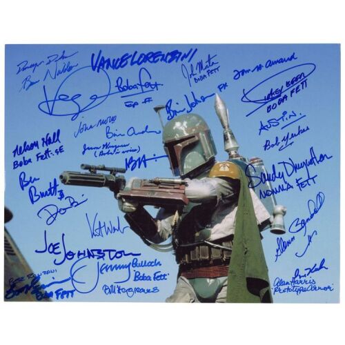 2208. Boba Fett Creators and Artists-Autographed Still ### STAR WARS - ALL ITEMS