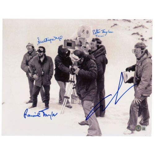 2213. George Lucas and Crew-Autographed Still ### STAR WARS: A NEW HOPE (1977)