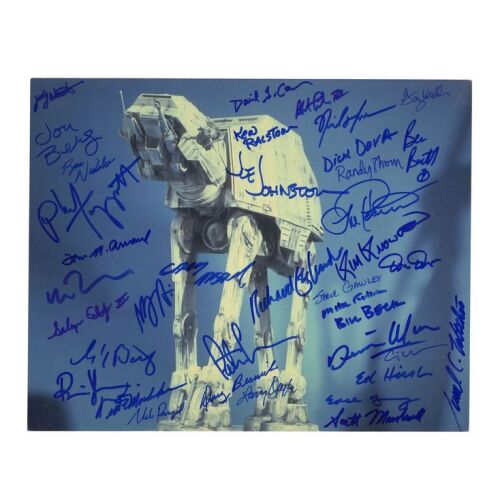 2218. Crew-Autographed AT-AT Photograph ### STAR WARS: THE EMPIRE STRIKES BACK (1980)