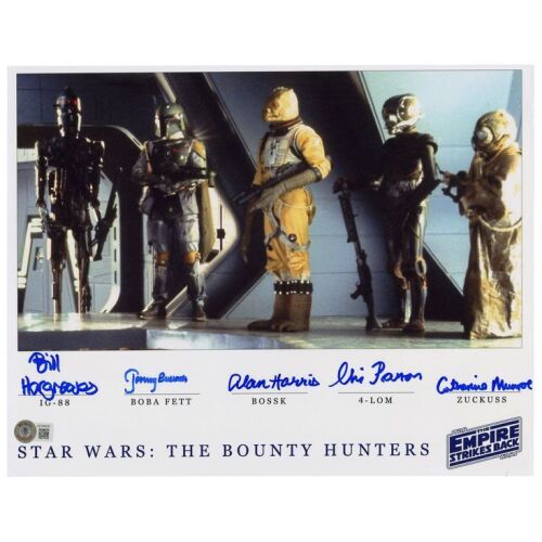 2219. Bounty Hunter Cast-Autographed Still ### STAR WARS: THE EMPIRE STRIKES BACK (1980)