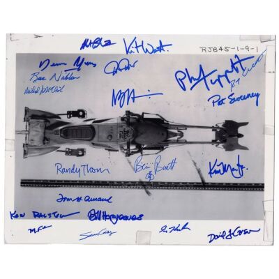 2223. ILM Speeder Bike Crew-Autographed Photo Print ### STAR WARS: RETURN OF THE JEDI (1983)