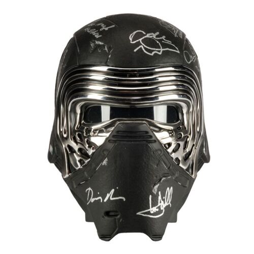 2232. Key Cast and Crew-Autographed Kylo Ren's Helmet Replica ### STAR WARS: THE FORCE AWAKENS (2015)