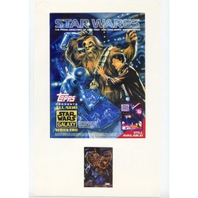 2235. William Plumb Collection: Pair of Joe Phillips-Autographed Topps Cards with Four Art Prints ### STAR WARS EXPANDED UNIVERSE