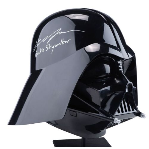 2236. Hayden Christensen-Autographed Black Series Hasbro Darth Vader Helmet Replica ### STAR WARS FRANCHISE (1977 - PRESENT)