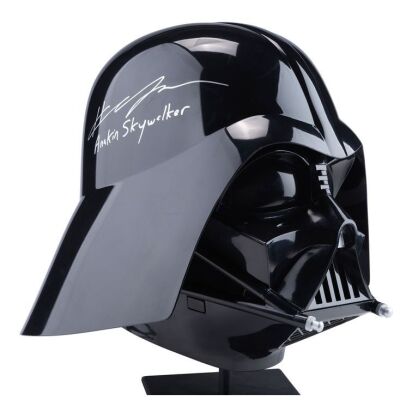 2236. Hayden Christensen-Autographed Black Series Hasbro Darth Vader Helmet Replica ### STAR WARS FRANCHISE (1977 - PRESENT)