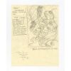 2241. William Plumb Collection: Hand-Drawn Michael Kaluta Mon Calamari Trading Card Concept Sketch with Signed Card ### STAR WARS TOYS