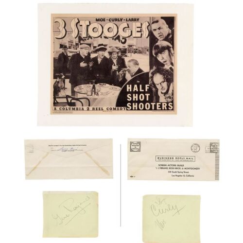 2259. Planet Hollywood Collection: The Three Stooges-Autographed Assorted Ephemera ### THREE STOOGES FRANCHISE (1922 - 1970)