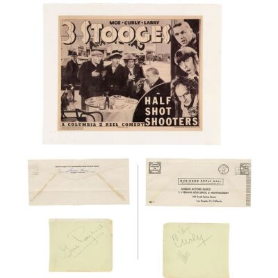 2259. Planet Hollywood Collection: The Three Stooges-Autographed Assorted Ephemera ### THREE STOOGES FRANCHISE (1922 - 1970)