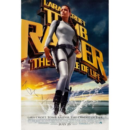 2262. Angelina Jolie-Autographed One-Sheet Poster ### LARA CROFT: TOMB RAIDER - THE CRADLE OF LIFE (2003)