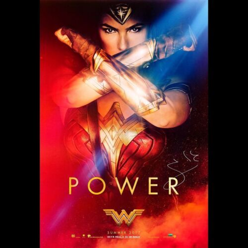 2280. Gal Gadot-Autographed One-Sheet ### WONDER WOMAN (2017)