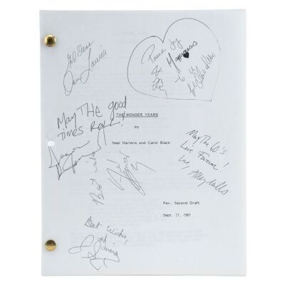 2282. Cast-Autographed Bound Second Draft Production Script ### THE WONDER YEARS (1988-1993)