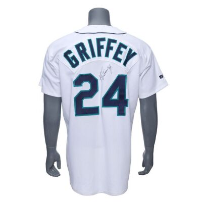 2291. Planet Hollywood Collection: Ken Griffey Jr.-Autographed Seattle Mariners Retail Jersey ### SPORTS MEMORABILIA