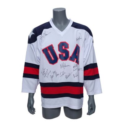 2306. Team USA Players and Cast-Autographed Team USA Jersey Replica ### MIRACLE (2004)