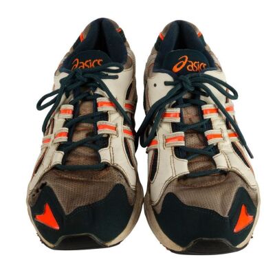 2312. Planet Hollywood Collection: Rick Worley's Marathon Shoes ### SPORTS MEMORABILIA
