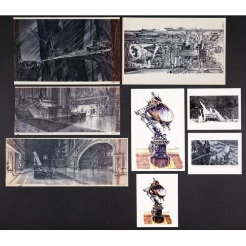 490. Set of Batcave, Wayne Manor, and Gotham City Printed Concept Artwork ### BATMAN RETURNS (1992)