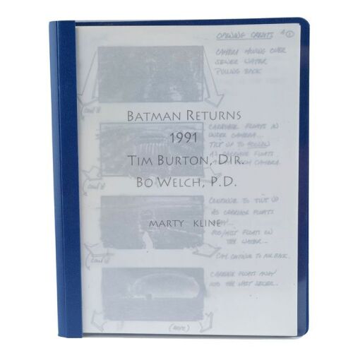 491. Printed Storyboards Folder ### BATMAN RETURNS (1992)