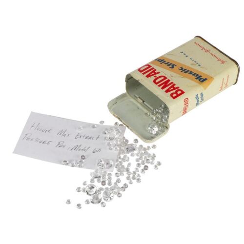 522. Jimmy McGill's (Bob Odenkirk) "Gene Takavic" Bandage Tin of Diamonds with Ed "The Disappearer" Galbraith's (Robert Forster) "Hoover Max" Business Card ### BETTER CALL SAUL (T.V. SERIES, 2015 - 2022)