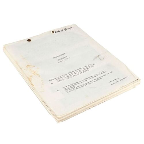 535. Richard Yuricich Collection: Bound Printed Production Storyboard Packet ### BLADE RUNNER (1982)