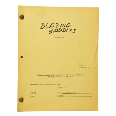 536. Bound Final Production Script ### BLAZING SADDLES (1974)