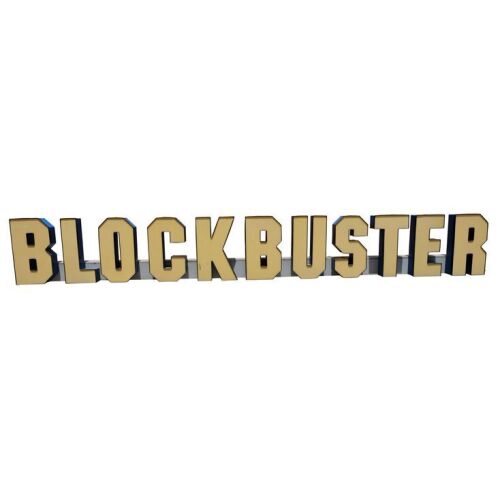 537. 15-Foot Blockbuster Video Store Sign ### BLOCKBUSTER
