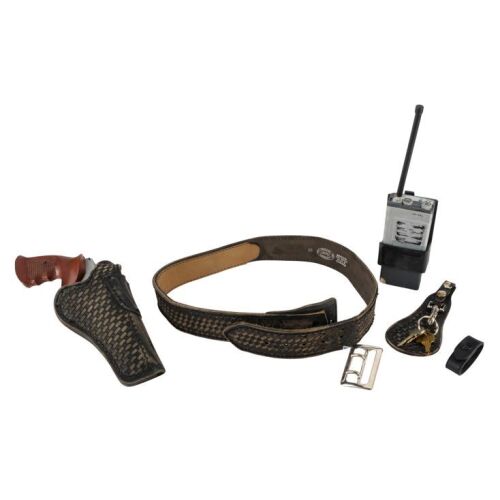 593. Planet Hollywood Collection: Freddy Heflin&rsquo;s (Sylvester Stallone) Gun Belt with Stunt Revolver ### COP LAND (1997)