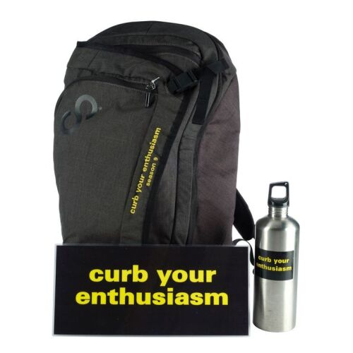 604. Season 9 Backpack and Water Bottle Crew Gifts with Parking Pass ### CURB YOUR ENTHUSIASM (T.V. SERIES, 2000 - 2024)