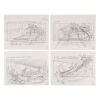 613. Set of Four Original Hand-Drawn McClane vs Marco Storyboards ### DIE HARD (1988)